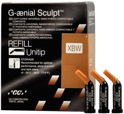 G-aenial Sculpt Universal Composite, Unitip Refill, 0.16 ml, XBW, 10/Pk thumbnail 9