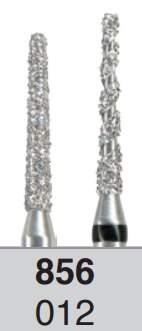 NTI Diamond Bur Friction Grip Short Shank Medium 856-012C 5/Pk thumbnail 4