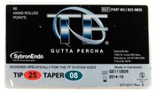 TF Gutta Percha Points .08 Taper 50/Pk