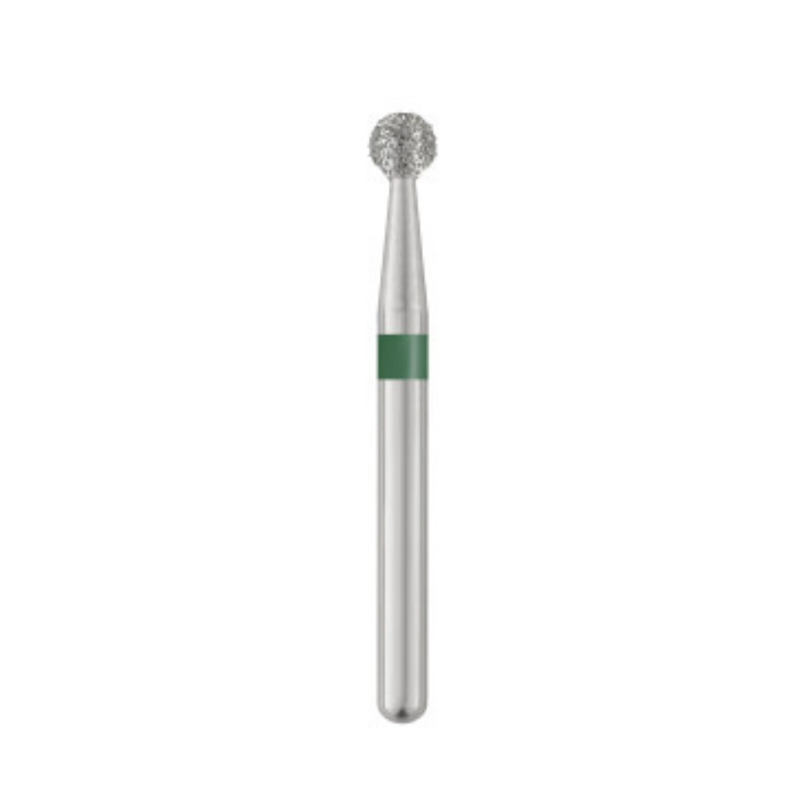 Piranha Diamond Single-Use Burs, FG, Round, # 801-021, 2.1 mm, Coarse, Green, 25/Pk, 801-021C thumbnail 9