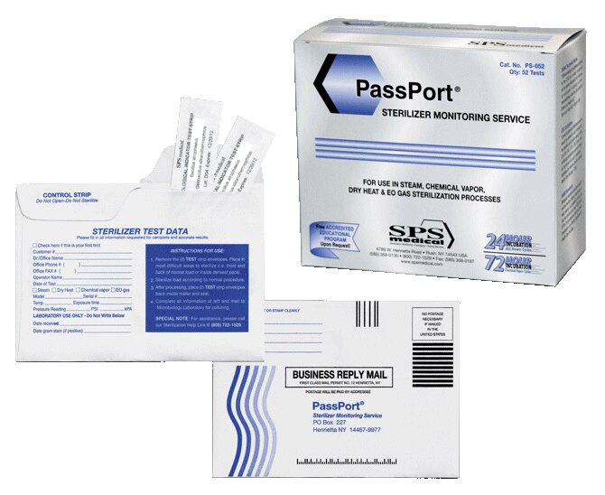 PassPort Sterilizer Monitoring Service, Mail-In, 12/Pk, PS-012 thumbnail 5