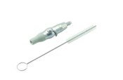 Saliva Ejector w/ QD-Push on tip Metal Lever