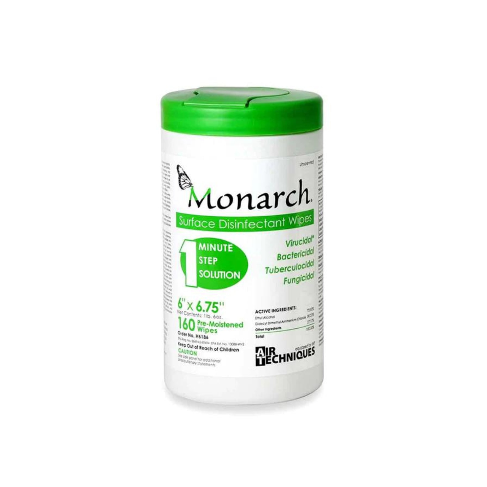 Monarch Disinfectant Wipes Large Canister 160/Cn thumbnail 10
