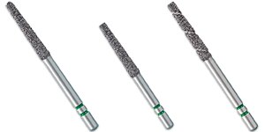 Two Striper Diamond Burs, FG, Wheel, 860, 3.5 mm, Fine, Red, 5/Pk, 2015553 thumbnail 6