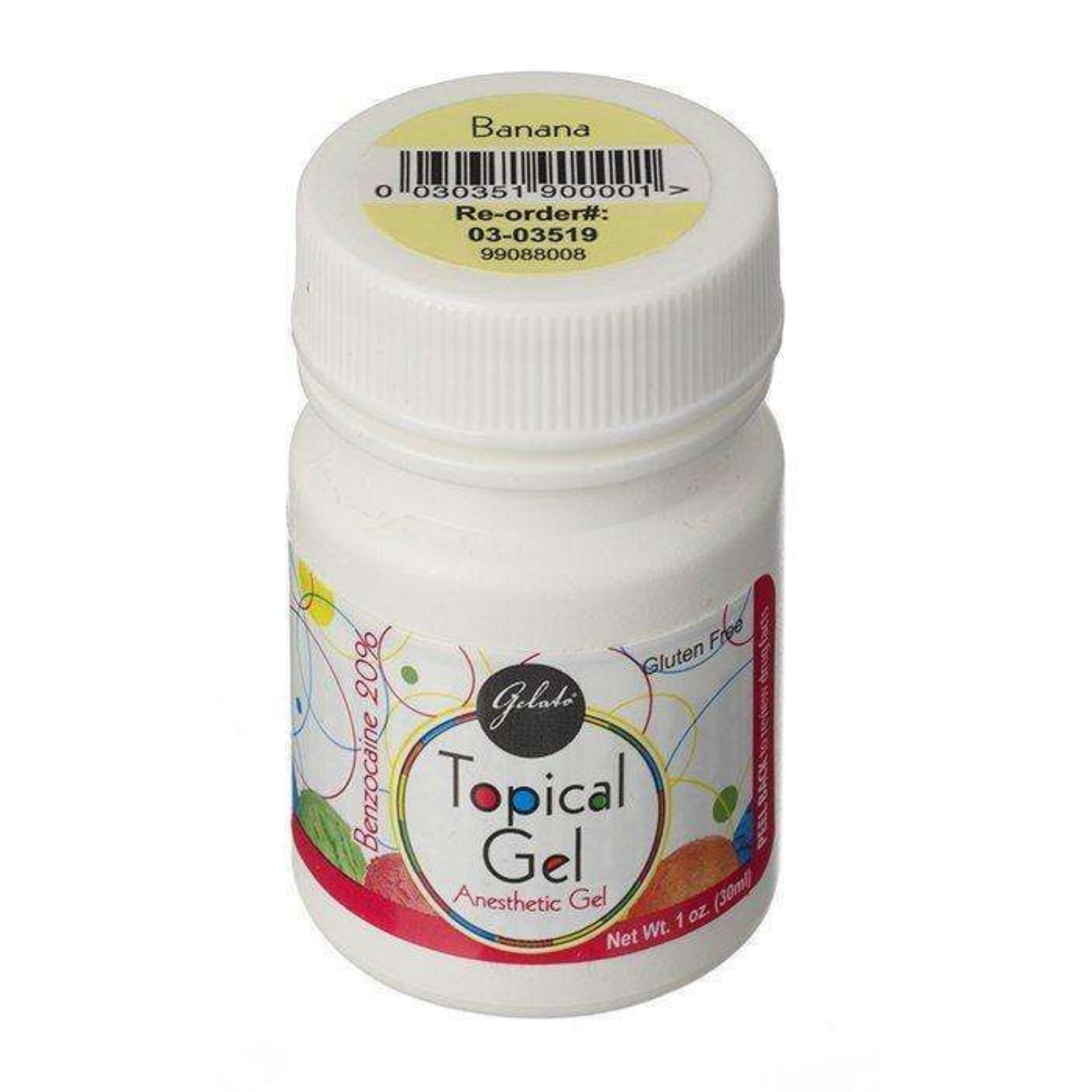 Gelato Topical Anesthetic Gel Banana 1oz/Jr thumbnail 7