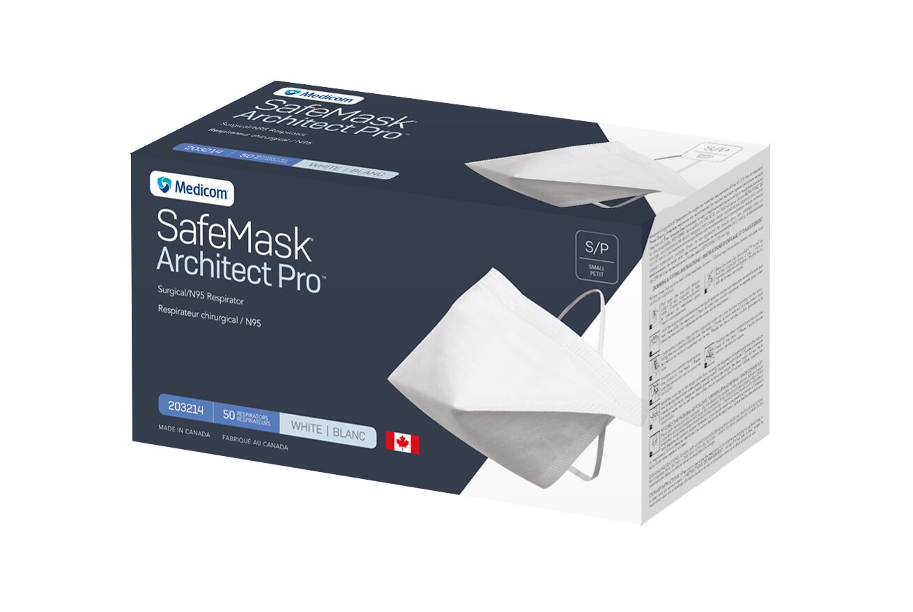 SafeMask Architect Pro N95 Surgical Respirator 50/Pk Small product image
