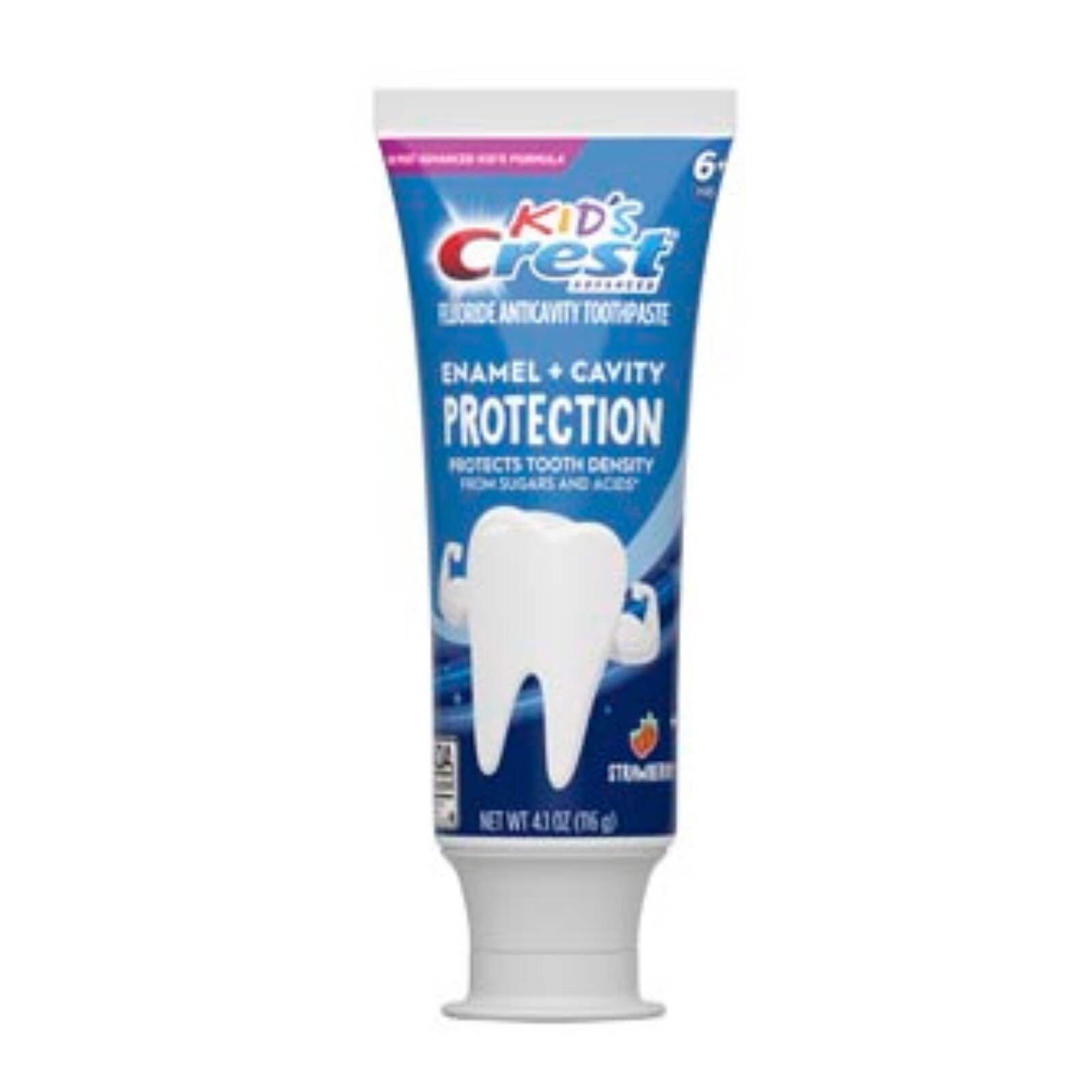 Crest Kids Enamel + Cavity Toothpaste 6+ years 0.85 oz Strawberry 72/Ca thumbnail 7