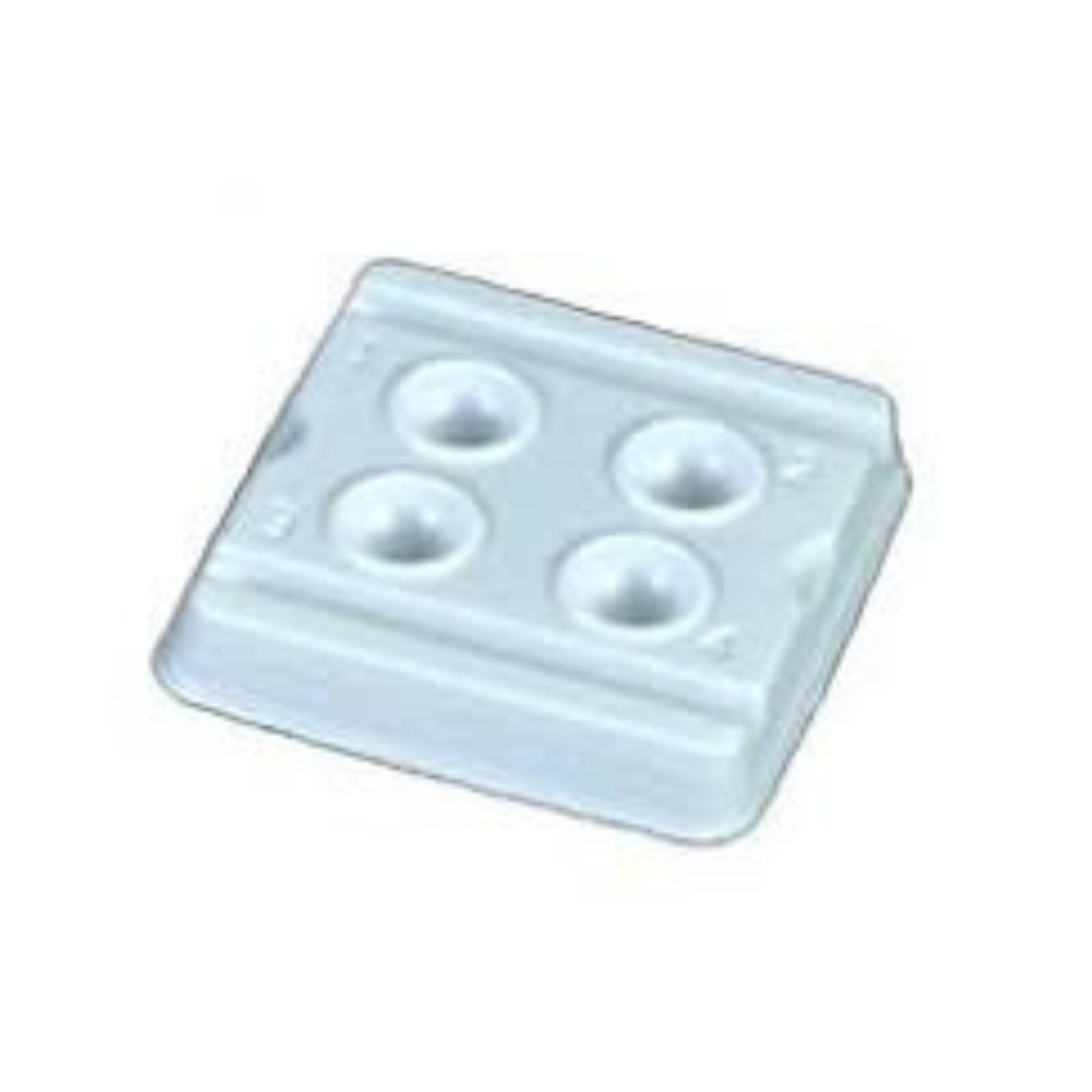 Bondwell Disposable Mixing Wells, 4-Well, White, 500/Pk, 900MW(B)-4 product image