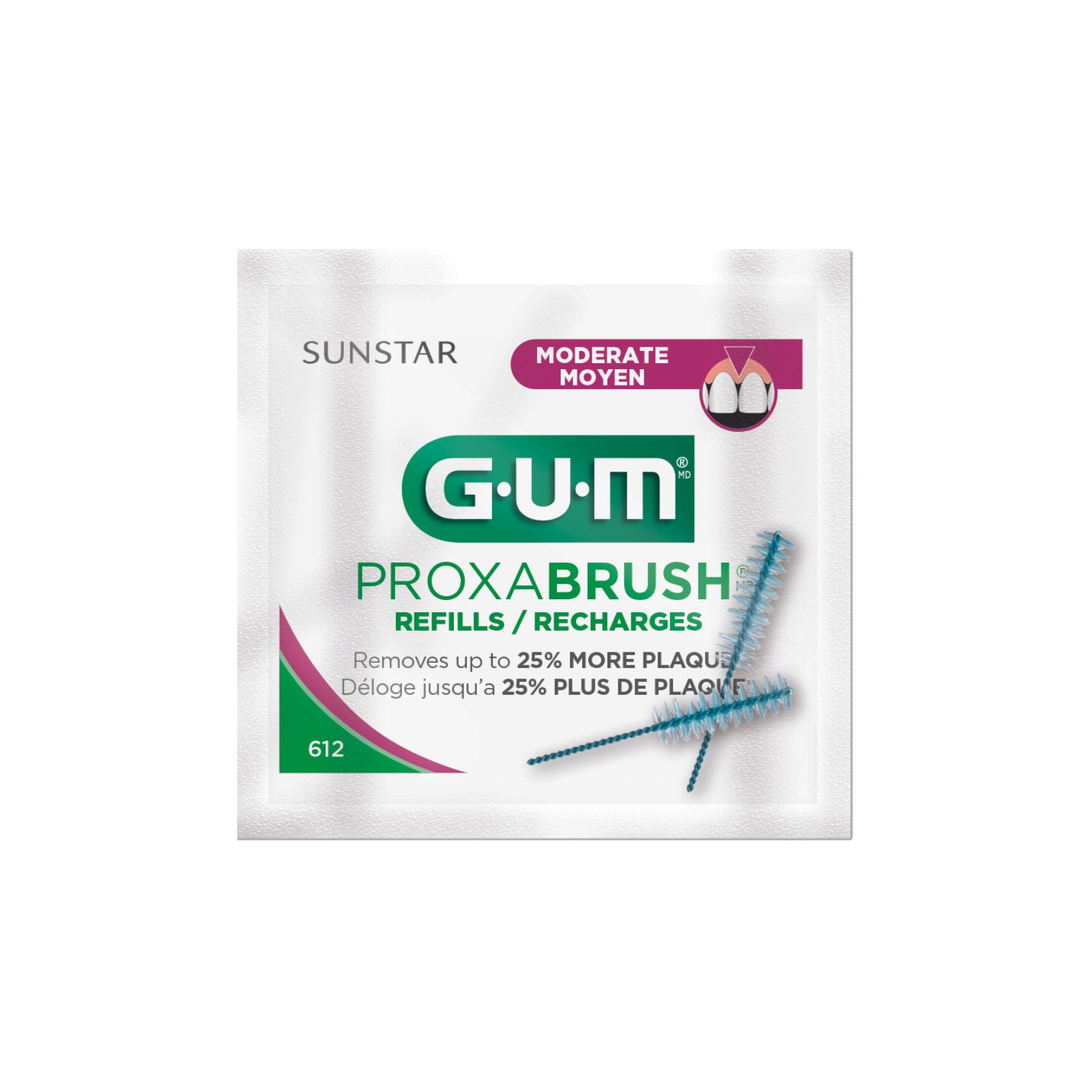 Proxabrush Go Betweens Moderate Tapered Refill 18x2/Pk thumbnail 5