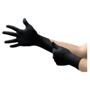 MICROFLEX Black Dragon Latex Gloves Black 100/Pk Small