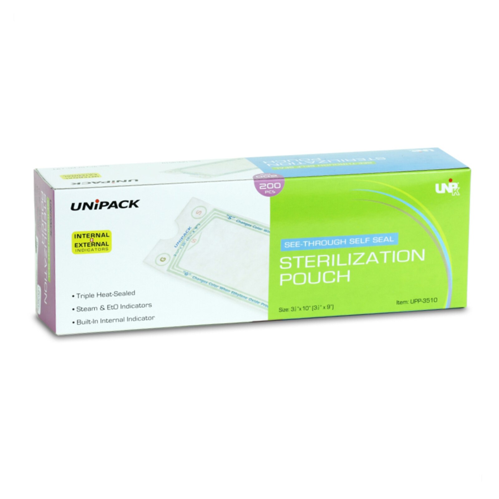 Sterilization Pouch Autoclave Heat Sealed 3.5 in x 6.5 in 200/Bx product image