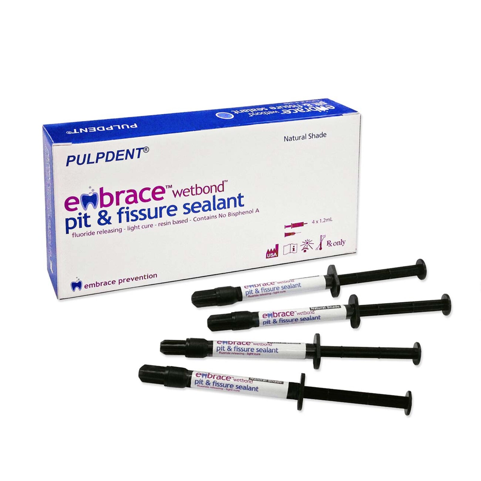 Embrace Wetbond Pit & Fissure Sealant 1.2 mL Complete Kit Natural Kit thumbnail 10