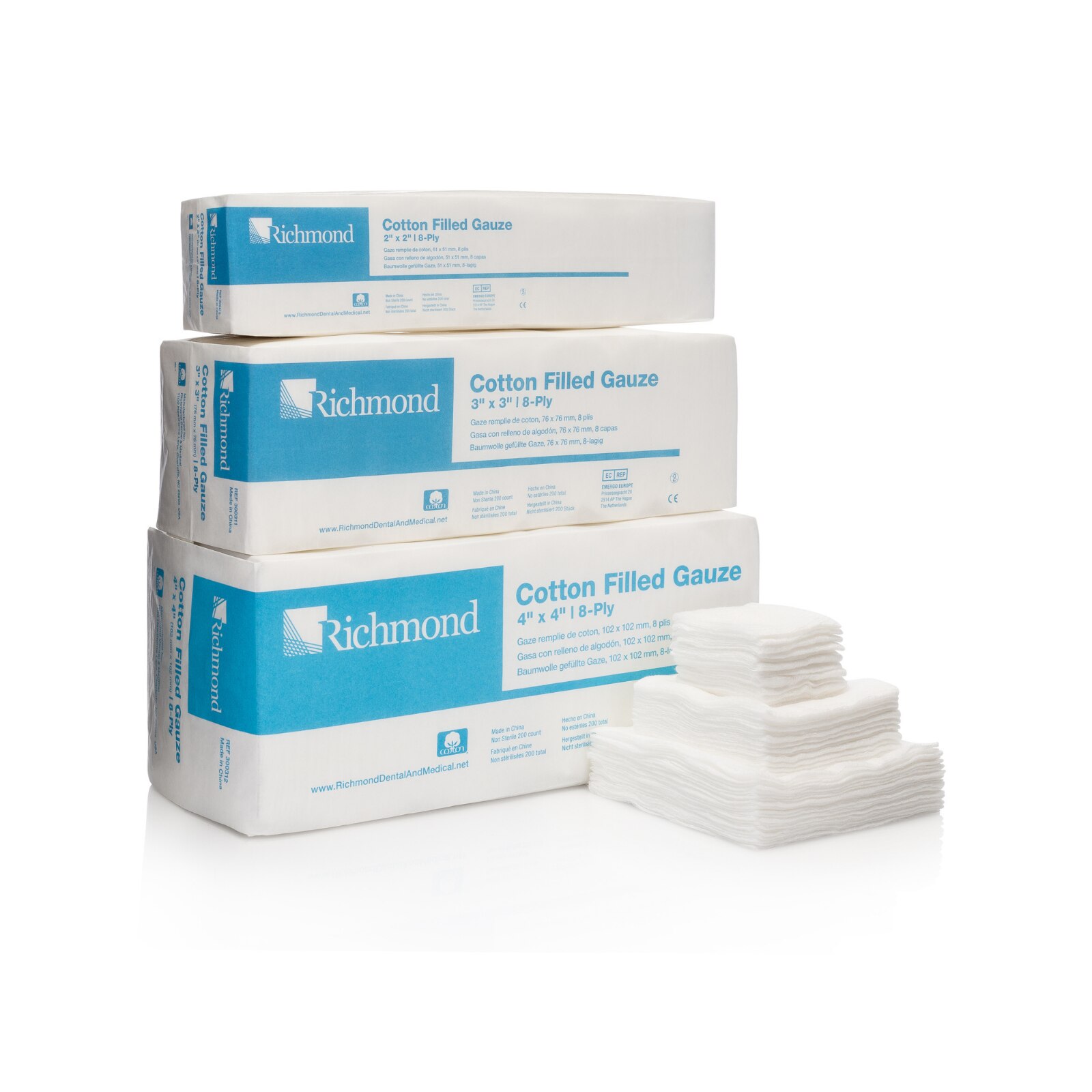 Exodontia Cotton Filled Sponges N/S 2x2 8-ply 5000/Cs thumbnail 5