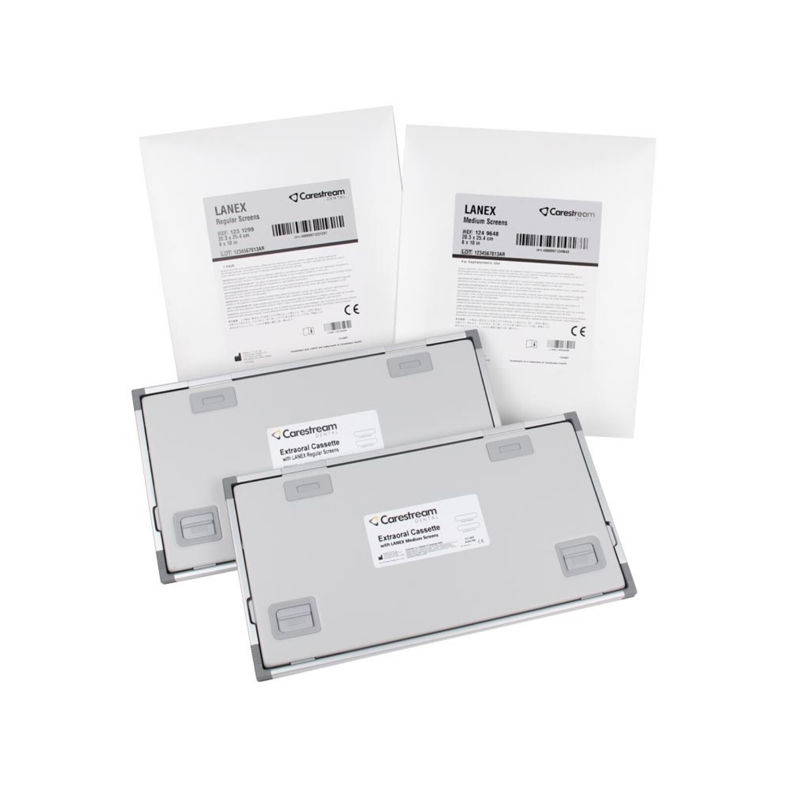 Extraoral Cassette w/LANEX Screens 15x30cm Regular thumbnail 3