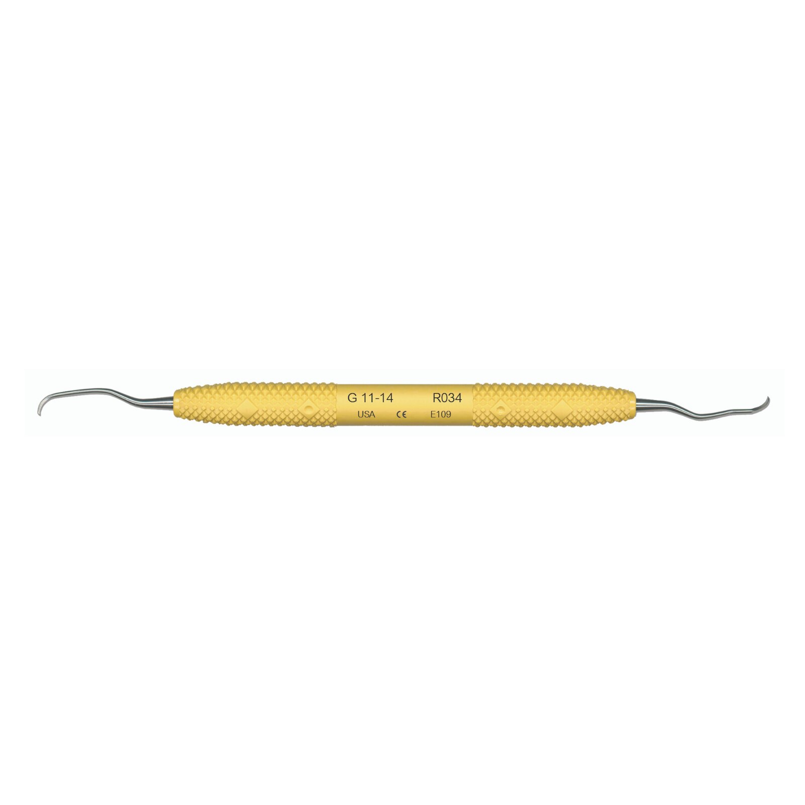 Amazing Gracey Curette, Double-Ended, 11/14, Yellow, 1/Pk, R034 thumbnail 6