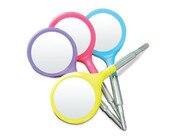 Crystal Mirror Double Sided #4 CS Neon Assorted 4/Pk