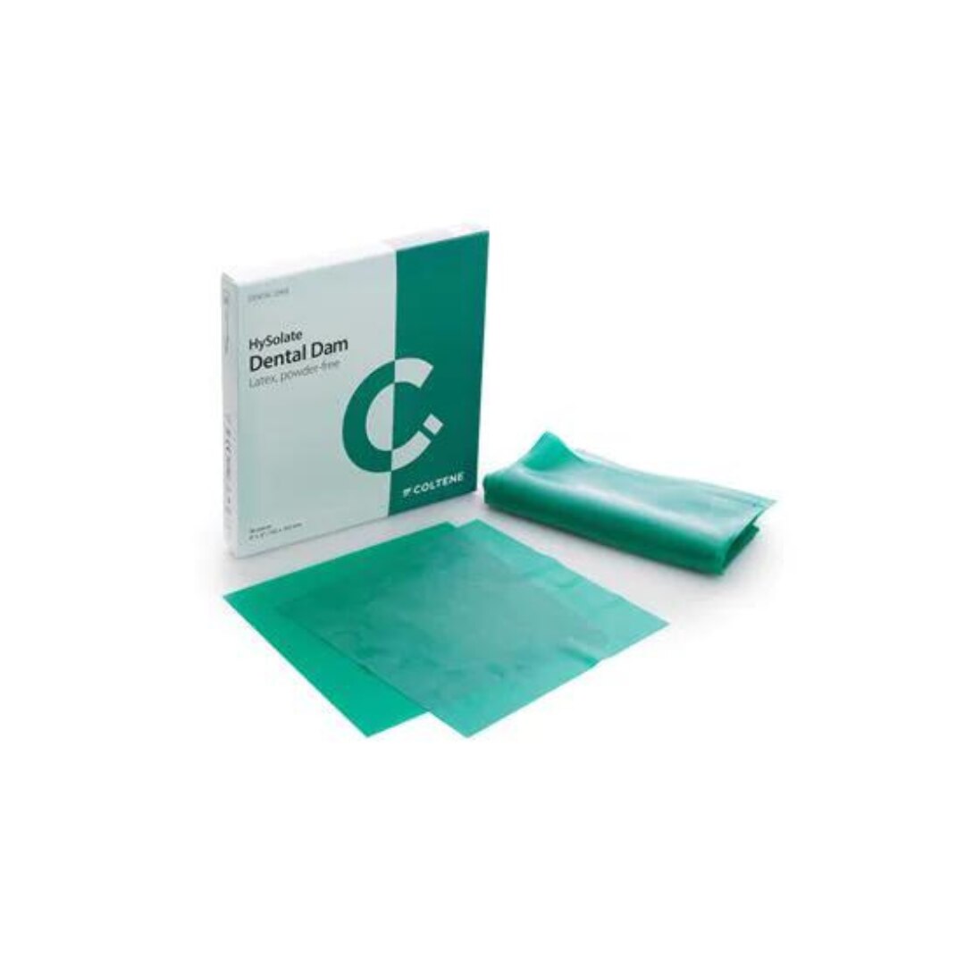 HySolate Latex Dental Dam Green medium 152 x 152, 360 pcs, 60034423 thumbnail 6