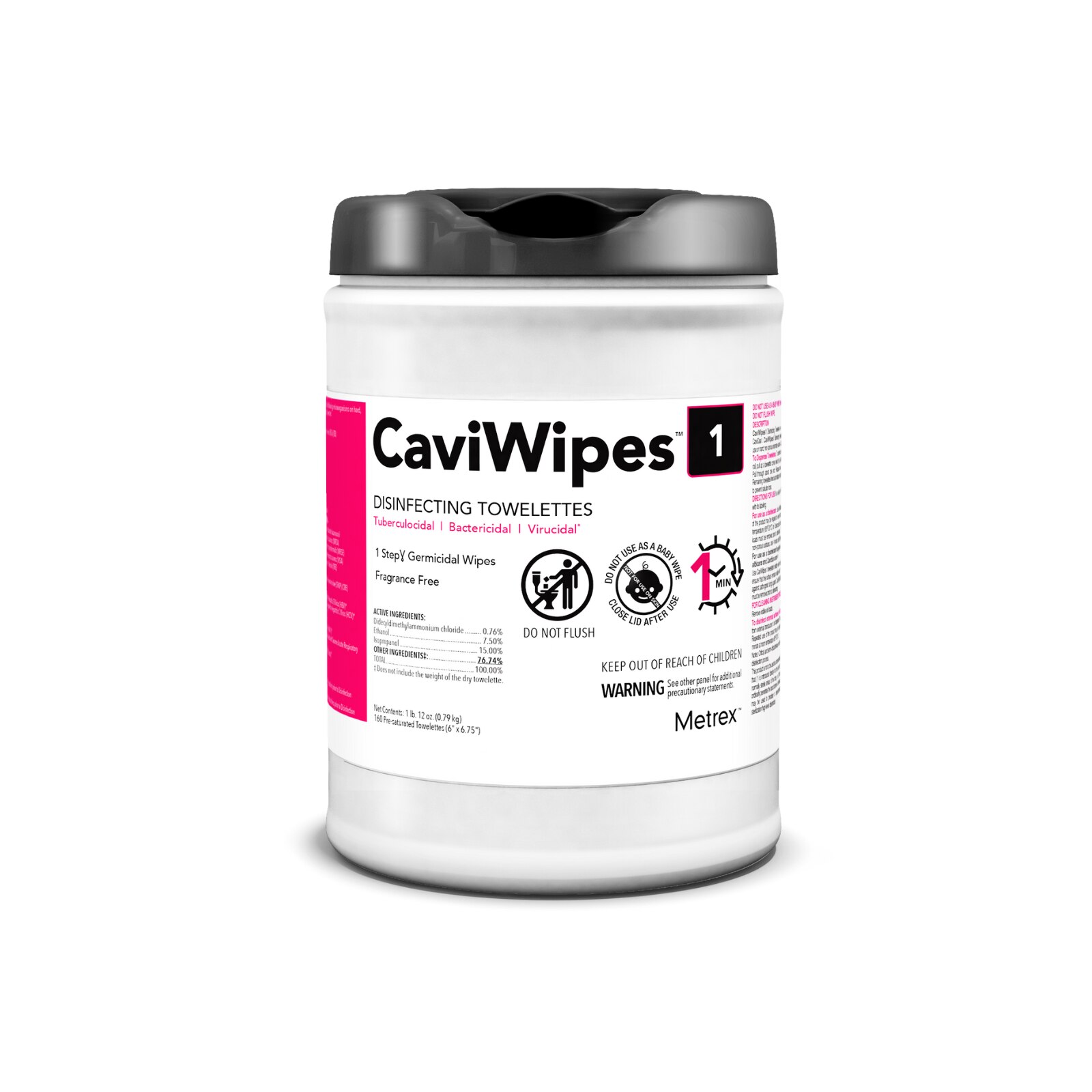 CaviWipes1 Large 160/Can x 12/Case product image