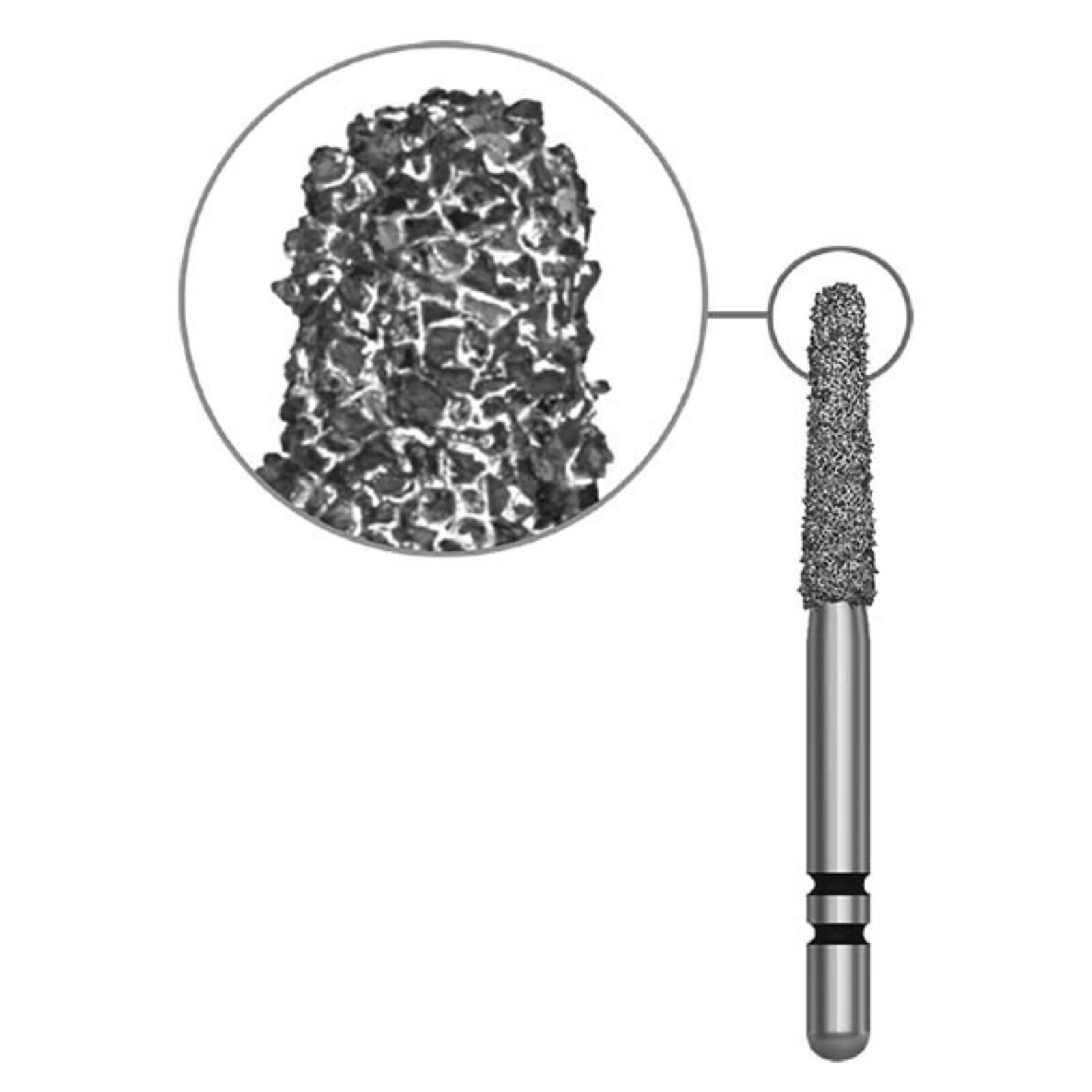 Two Striper Diamond Bur Super Coarse 782.8SC 5/Pk thumbnail 5