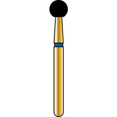 Alpen Multilayer Diamond Burs, FG, Round, # 801, 2.9 mm, Coarse, Blue, 5/Pk, 60031895 - Alpen Multilayer Diamond Burs, FG, Round, # 801, 2.9 mm, Coarse, Blue, 5/Pk, 60031895 - Image 1