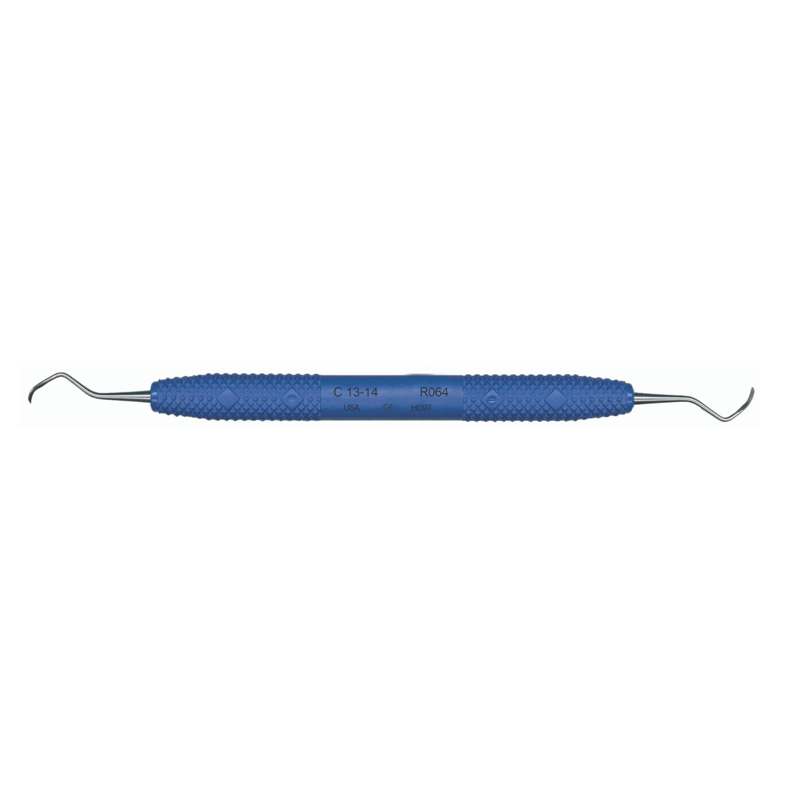 Cruise Line Universal Curette, Double-Ended, 13/14, Extended Reach, Blue, 1/Pk, R064 thumbnail 10