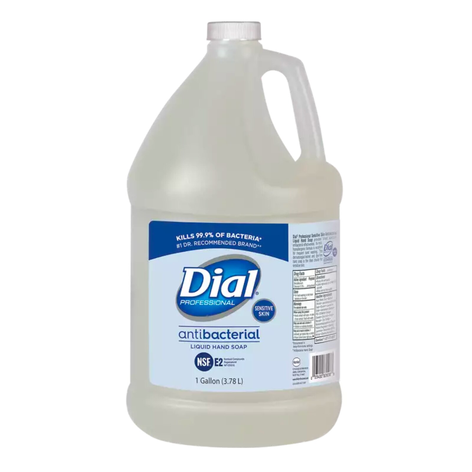 Dial Sensitive Skin Liquid Hand Soap Antibacterial 1-Gallon product image