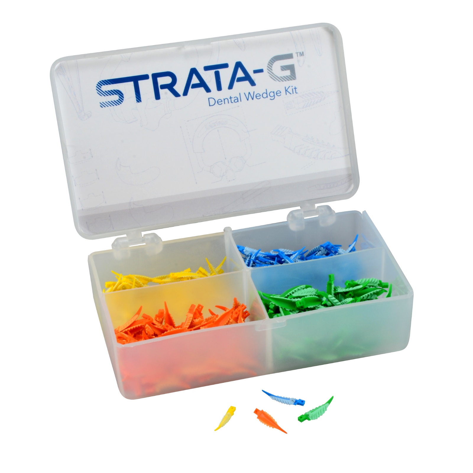 Strata-G Wedges Assorted Kit 400/Pk thumbnail 6
