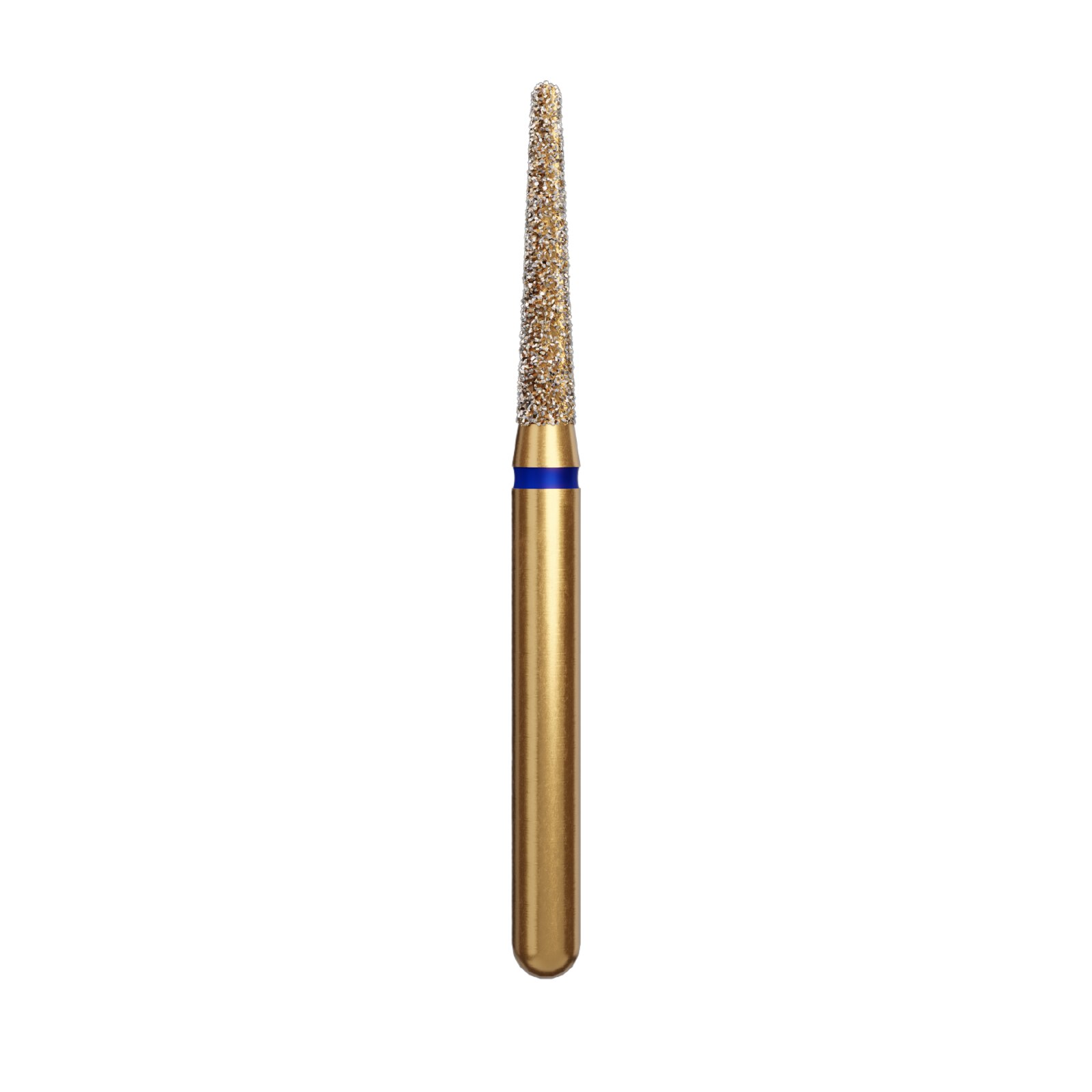 Alpen Multilayer Diamond Burs, FG, Round End Taper, # 856, 1.6 mm, Coarse, Blue, 5/Pk, 60032297 - Alpen Multilayer Diamond Burs, FG, Round End Taper, # 856, 1.6 mm, Coarse, Blue, 5/Pk, 60032297 - Image 1