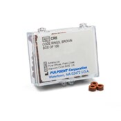 Code Rings Silicone Standard 50/Pk Brown