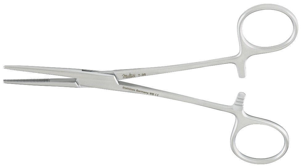 Hemostatic Forceps, Kelly, Straight, 5.5", 1/Pk thumbnail 4