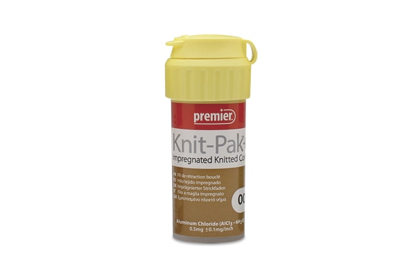 Knit-Pak+ Impregnated Retraction Cord, Knitted, Aluminum Chloride, Blue, 100" 1/Pk, 9007564 thumbnail 5