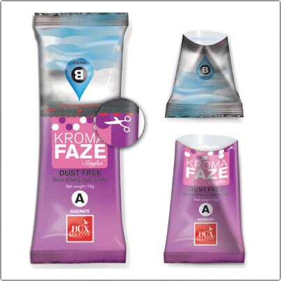 KromaFaze Color-Changing Alginate Impression Material, Dust-Free, Fast Set, Value Pack, 1 lb, Mint, 8/Pk thumbnail 9