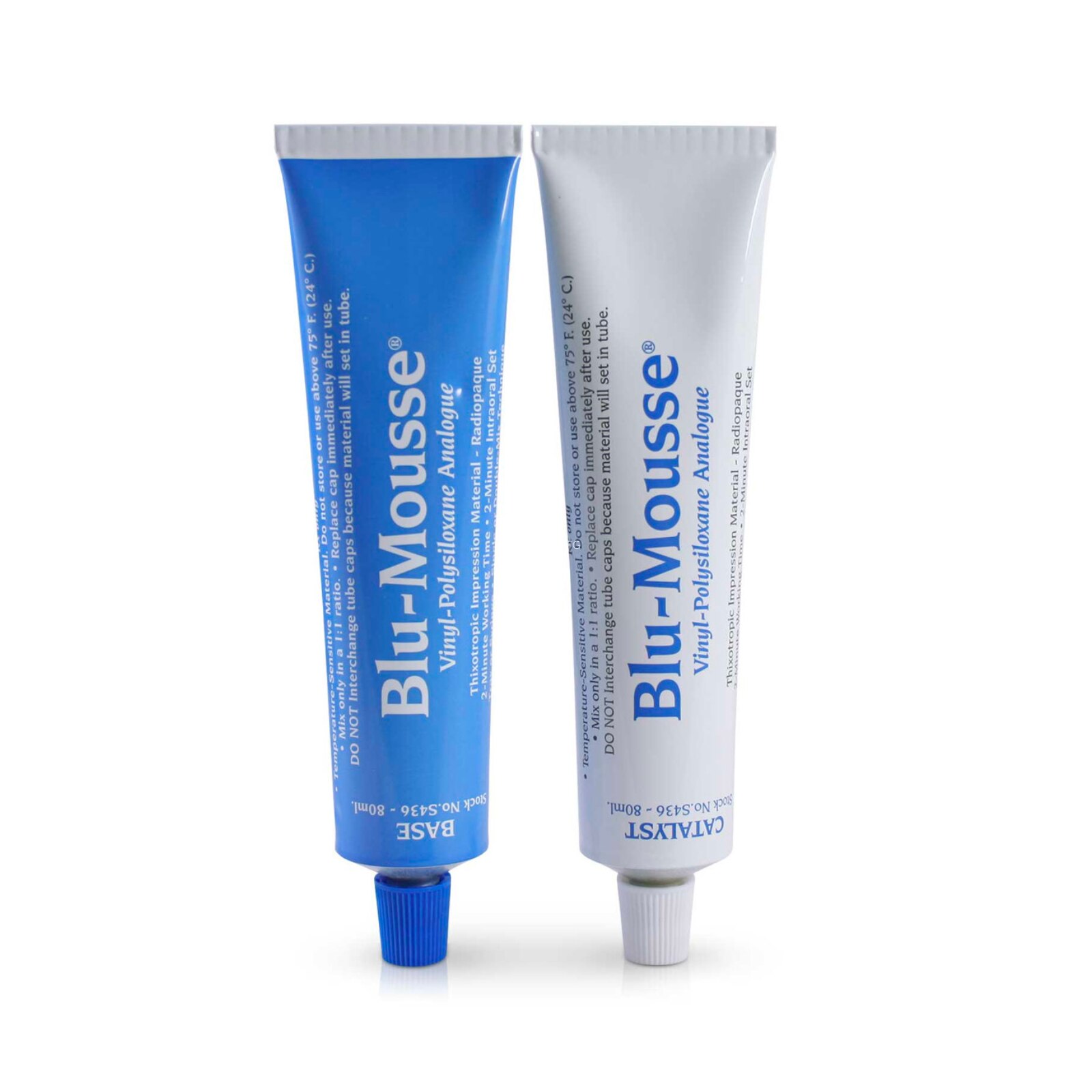 Blu-Mousse VPS Bite Registration Material, Classic Tube Set, 80 ml, 2/Pk, S436 thumbnail 10
