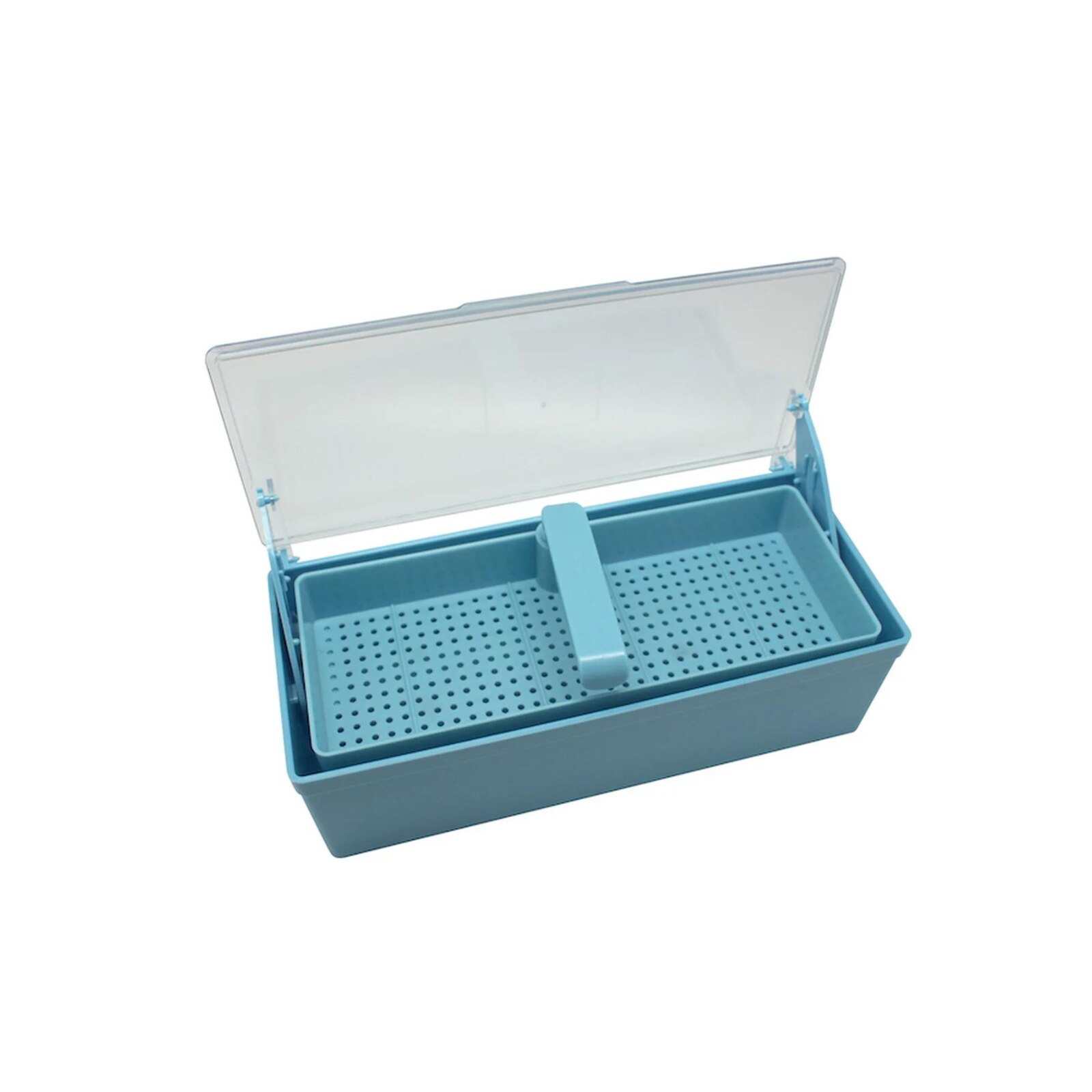 Plasdent - Blue Germicide Tray w/Clear Lid product image