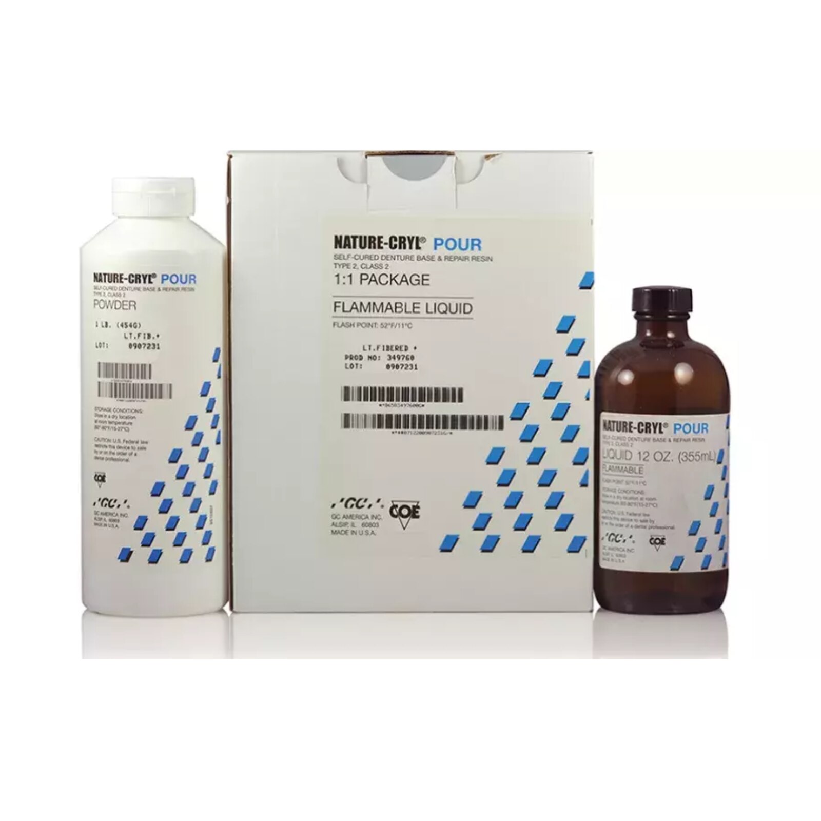 Nature-Cryl Pour Coe-Lor Moder 1:1 Package 349834 *ground only thumbnail 2