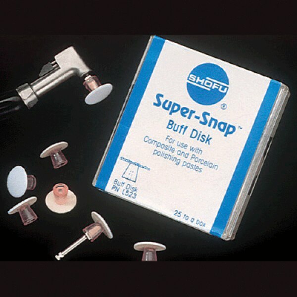 SuperSnap Buff Disks L523 25/Bx DC Dental