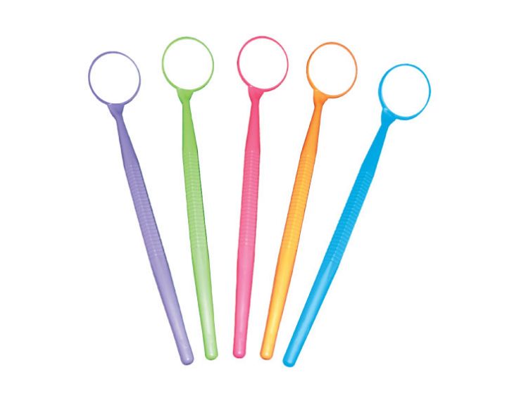 Hand Mega Mirror 15.5 in 2.5 in Lens Neon Pink Ea product image