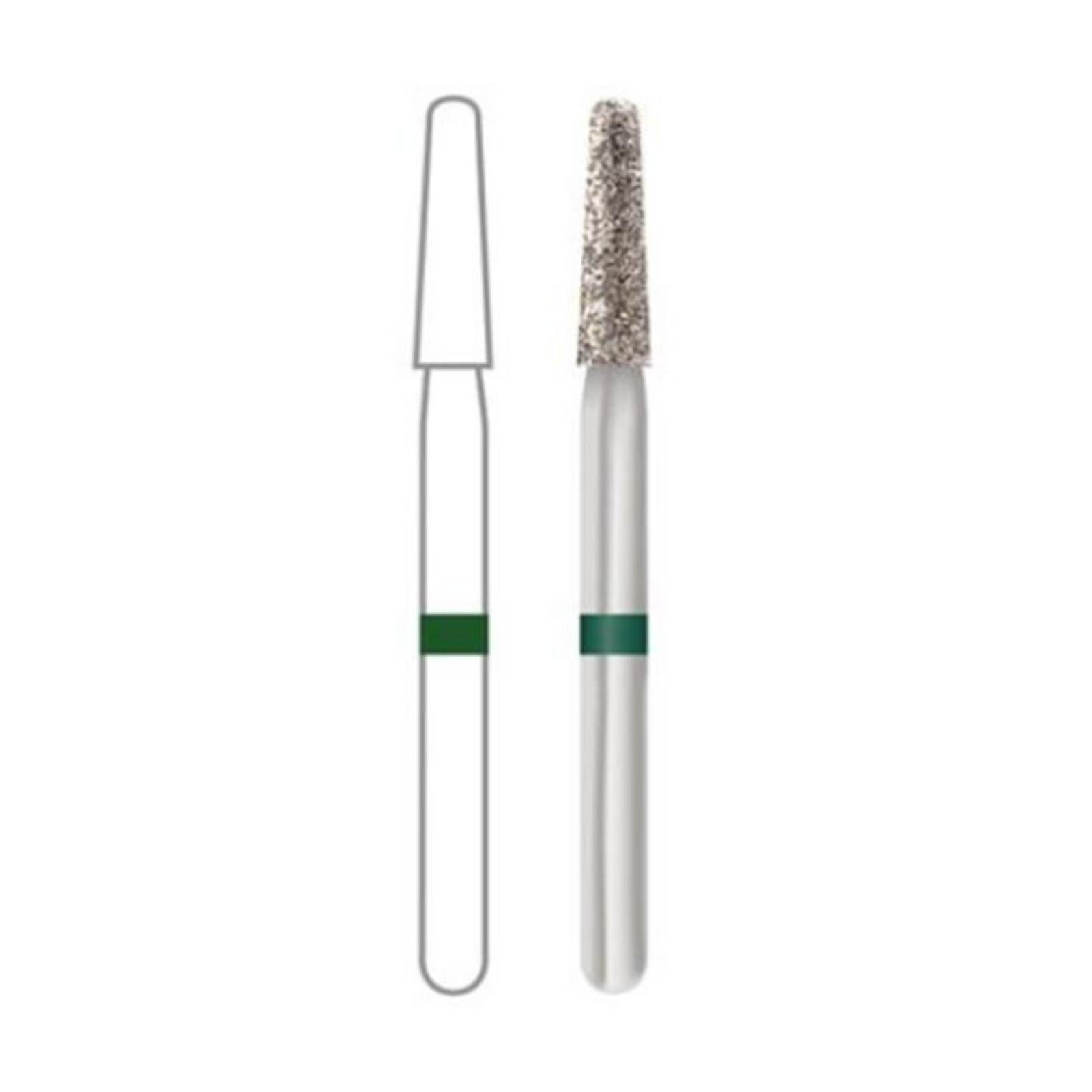 Midwest ONCE Sterile Diamond Burs 856L 018SC 25/Pk thumbnail 10