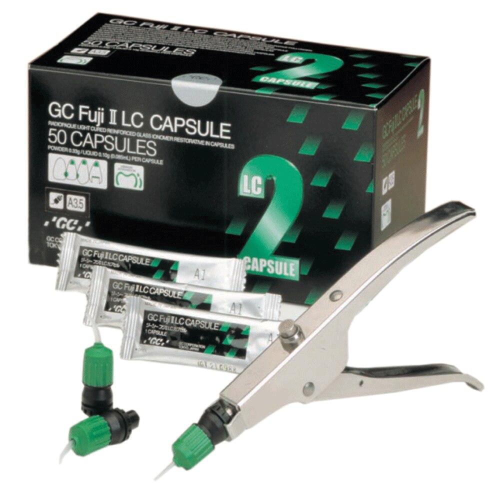 GC Fuji II LC Glass Ionomer Capsule B2 Refill 48/Bx product image