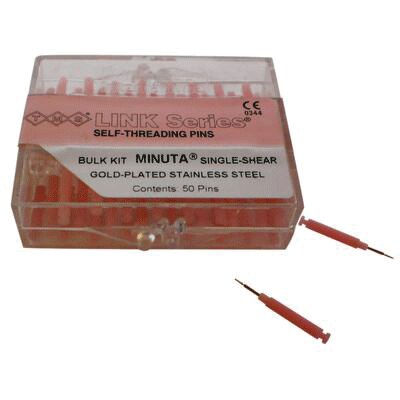 Thread Mate System Link Pins, Gold-Plated Stainless Steel, Double-Shear, Regular 2/1 Kit, 0.027", 1/Pk, Gold, L551 product image