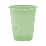 Plastic Cups 5oz. 40/Slv Green