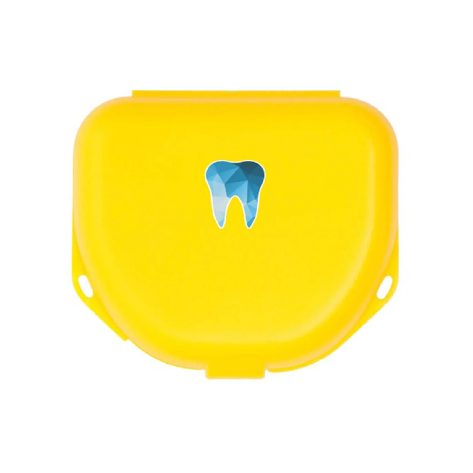 Imprinted Retainer Box 1.5 in Neon Yellow 144/Pk thumbnail 3