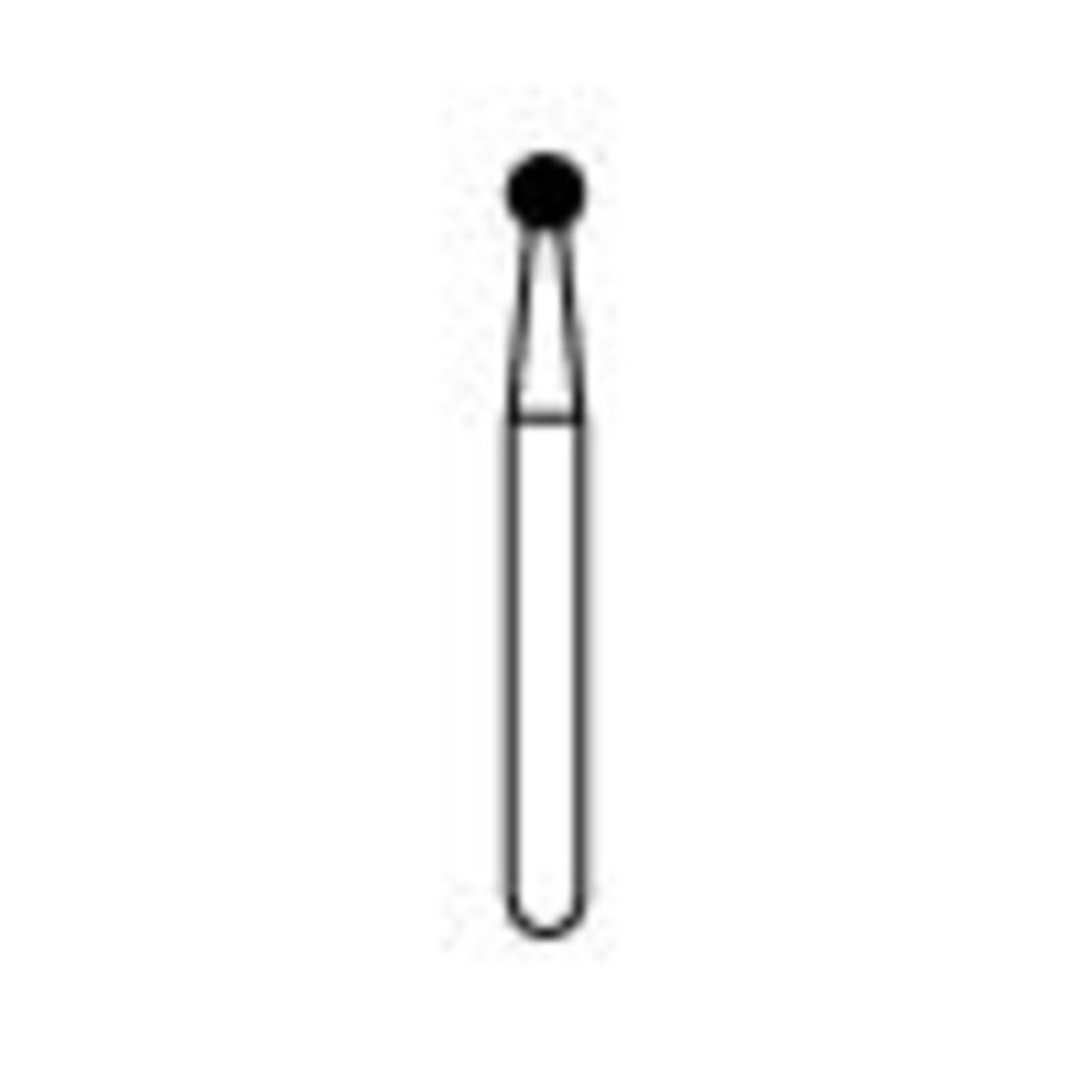 NTI Diamond Burs, FG, Round, # F801, 1.6 mm, Fine, Red, 5/Pk, F801-016 thumbnail 5