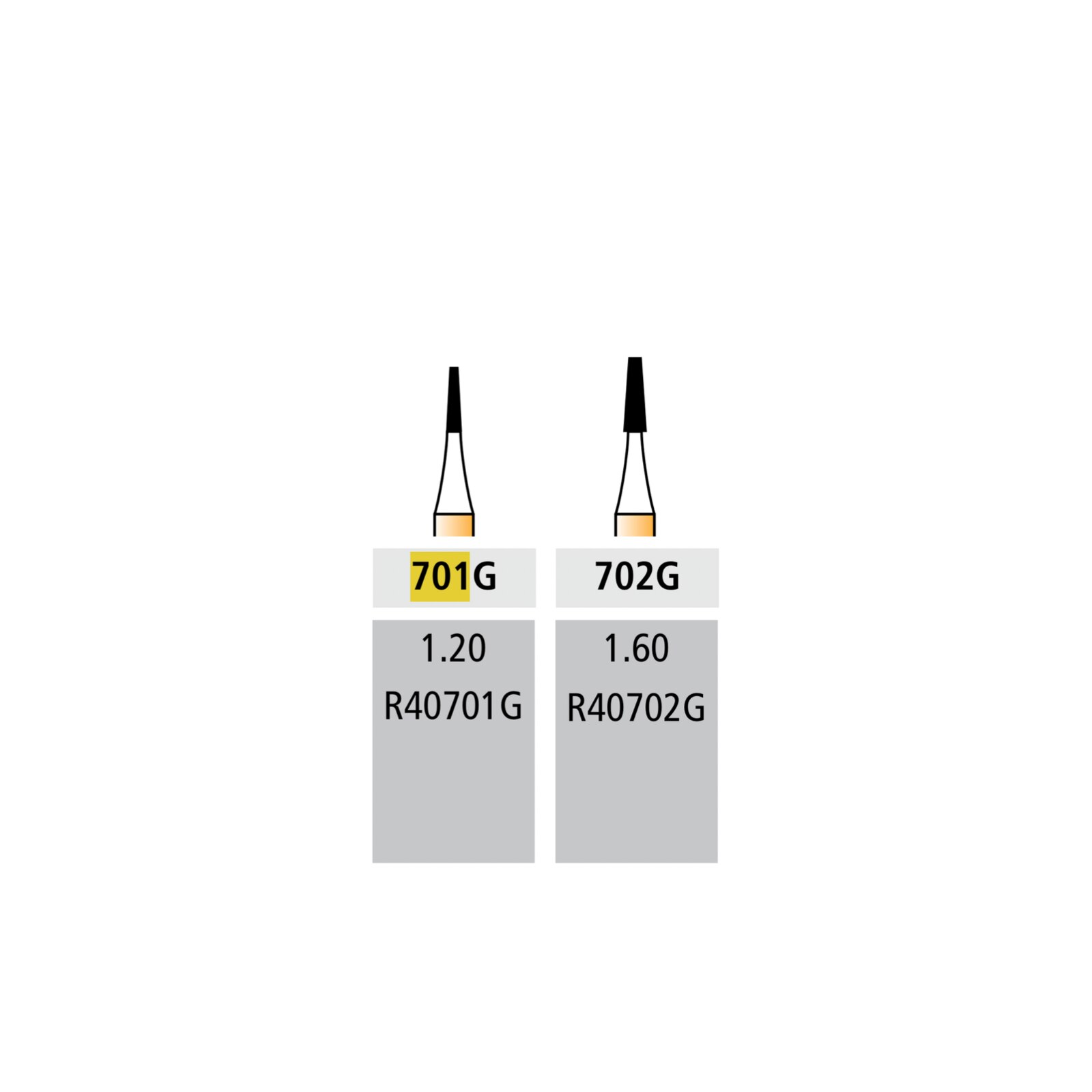 Alpen Carbide Bur Standard Friction Grip 701 10/Pk thumbnail 5
