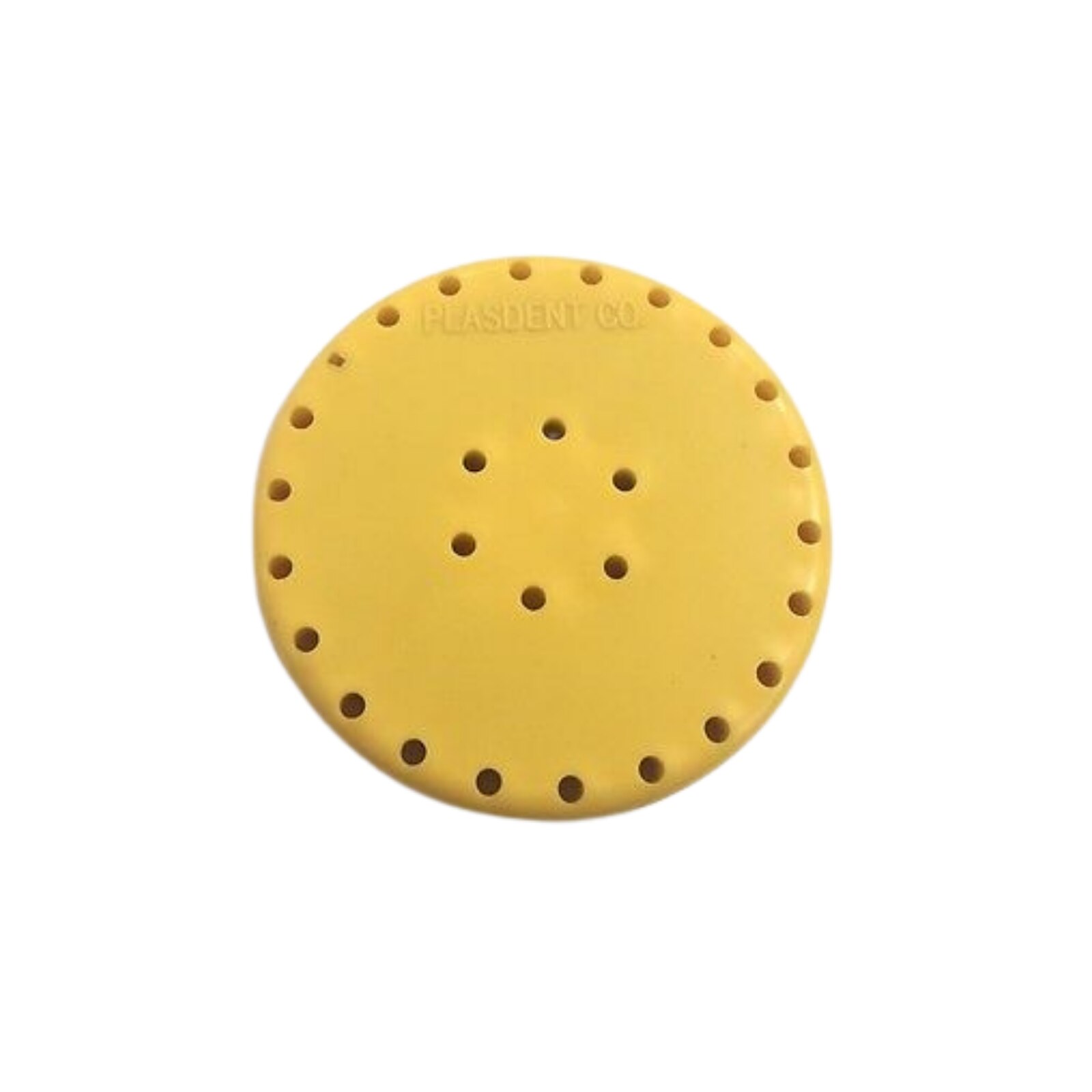 Magnetic Bur Block, 28-Hole, Large Round, Yellow, 1/Pk, 400BL-3 thumbnail 3