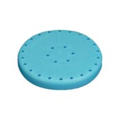 Magnetic Bur Block 28-Hole Large Round Neon-Blue