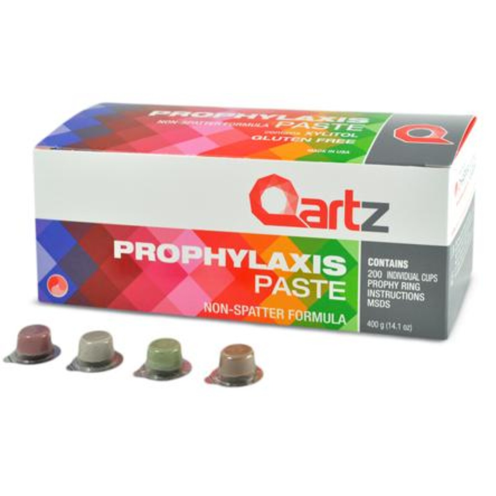 QARTZ Prophy Paste Cups X-Coarse 200/Box Mint Parfait product image