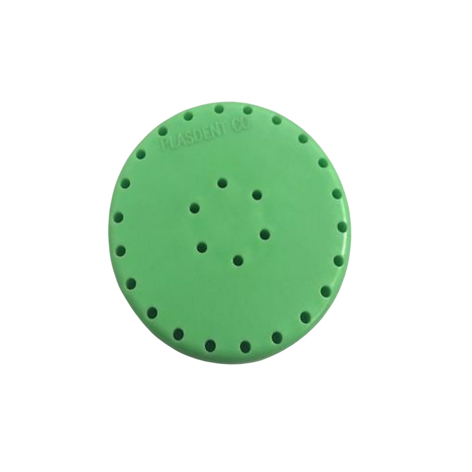 Magnetic Bur Block, 28-Hole, Large Round, Green, 1/Pk, 400BL-4 product image