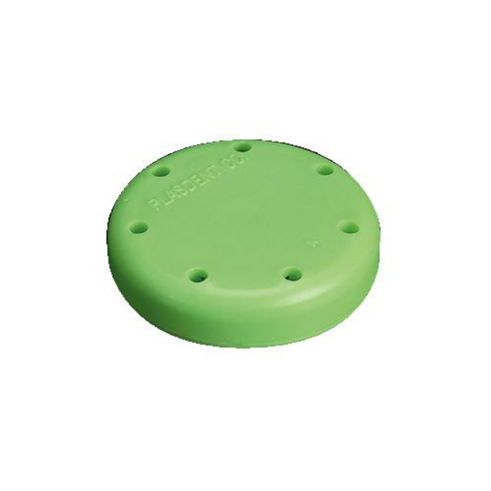 Silicone Magnetic Bur Block 7-Hole Small Round Neon-Green product image
