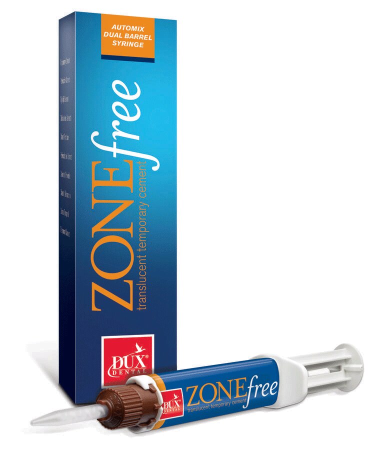 ZONEfree Translucent Temporary Cement, Automix Syringe, 4 g, 1/Pk, 27041 thumbnail 2